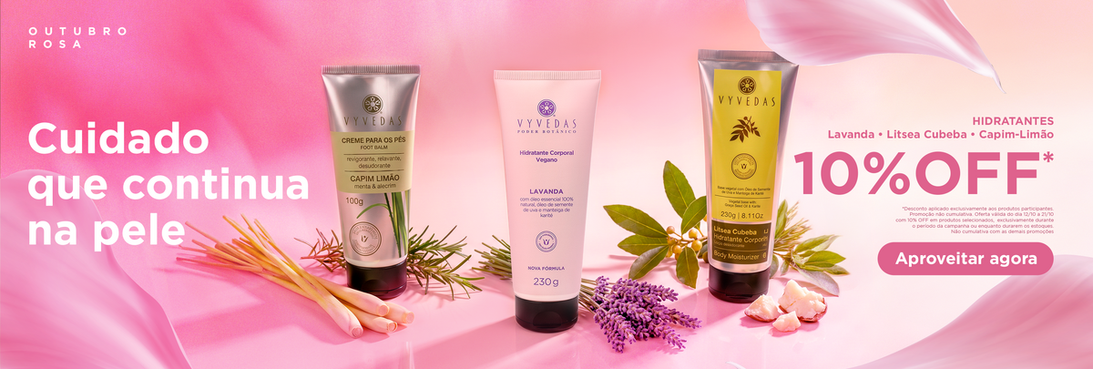 Produtos botanicos Vyvedas em destaque