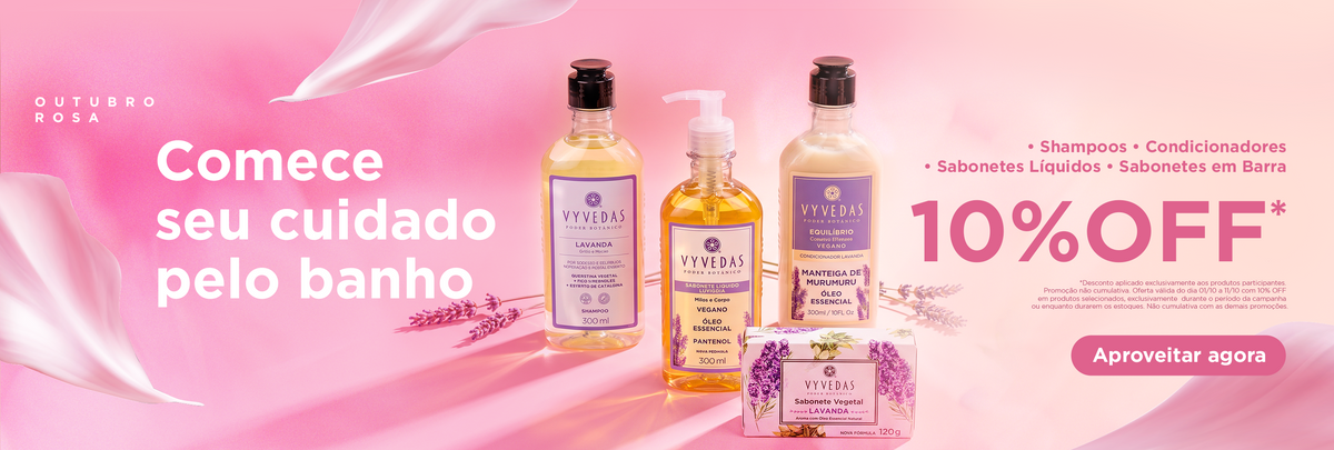 Produtos botanicos Vyvedas em destaque