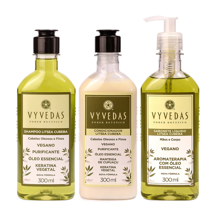 Kit Vyvedas Litsea Cubeba Limpeza Profunda