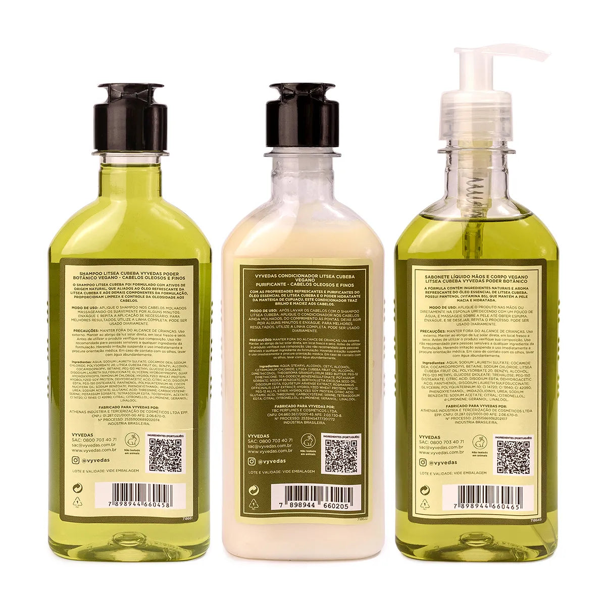 Kit Vyvedas Litsea Cubeba Limpeza Profunda