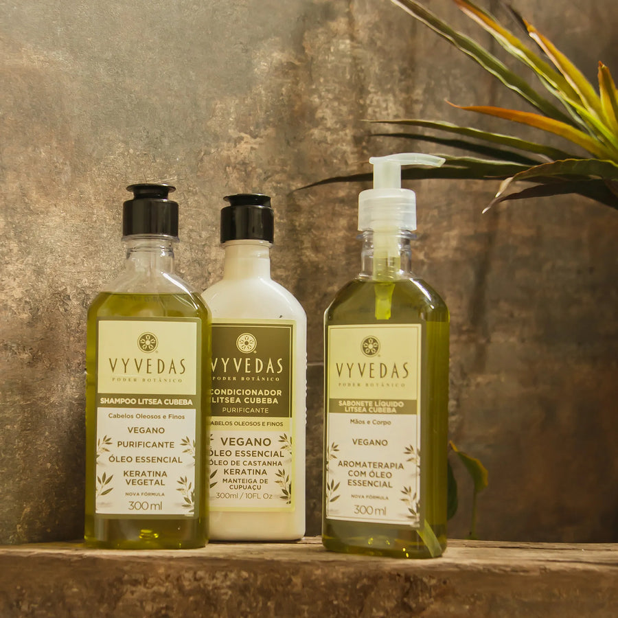 Kit Vyvedas Litsea Cubeba Limpeza Profunda