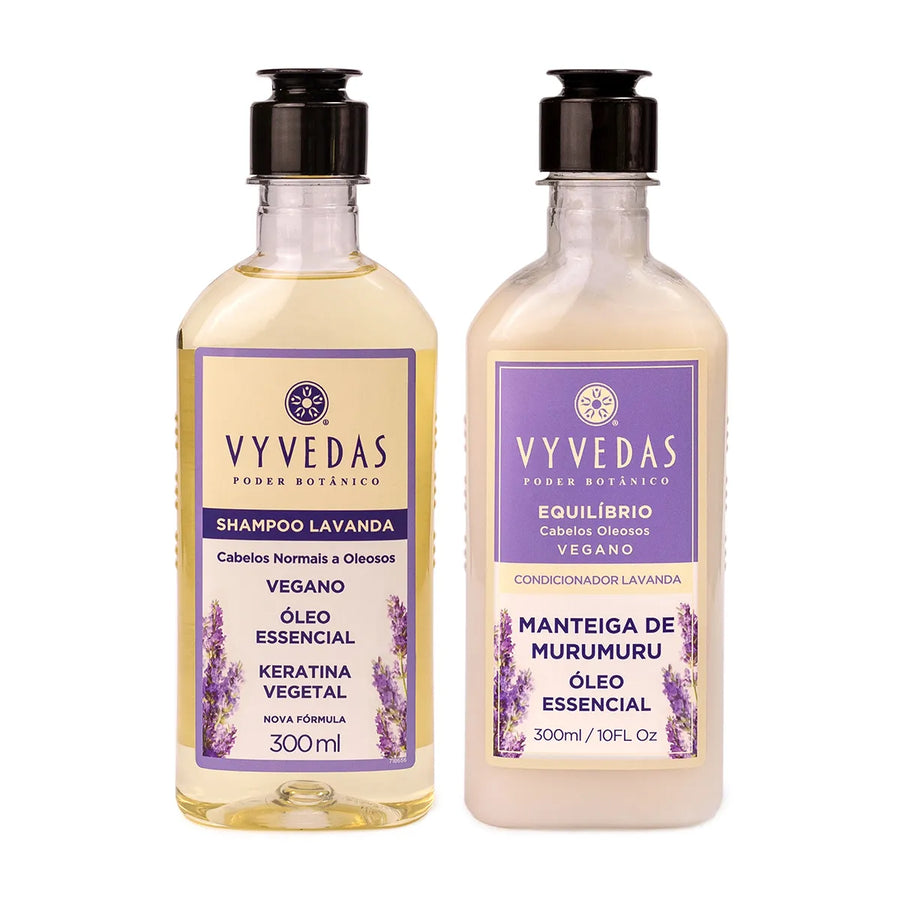 Kit Cabelos Vyvedas Limpeza Profunda Lavanda 300ml