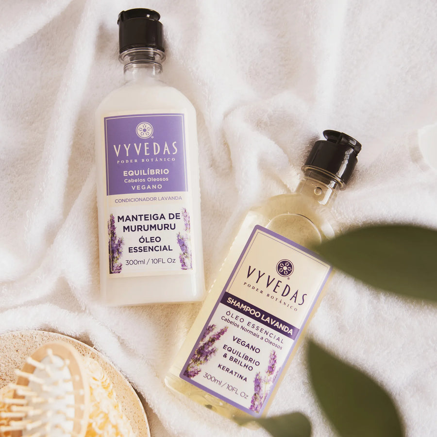 Kit Cabelos Vyvedas Limpeza Profunda Lavanda 300ml