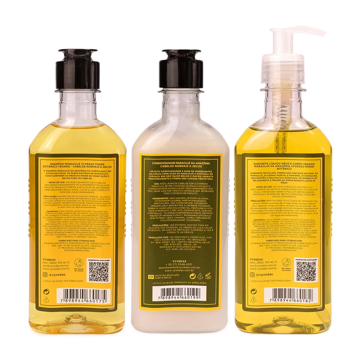 Kit Limpeza Profunda Vyvedas Maracujá 300ml