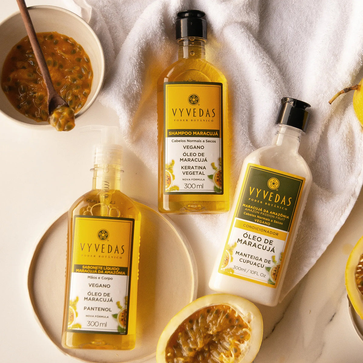 Kit Limpeza Profunda Vyvedas Maracujá 300ml