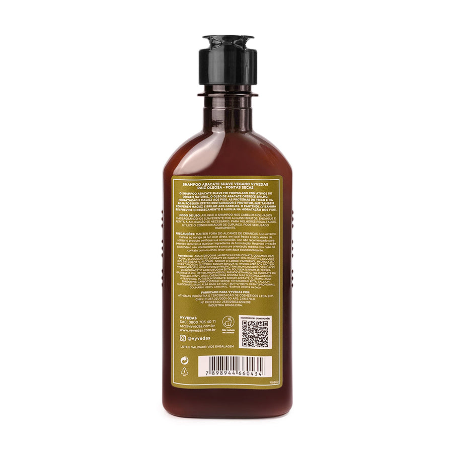 Shampoo Suave Vegano Vyvedas Abacate 300ml
