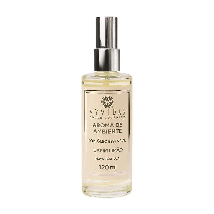 Aroma de Ambiente Vyvedas Capim Limão 120ml