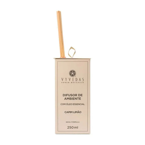 Difusor de Ambientes Vyvedas Capim Limão 250ml