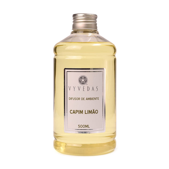 Refil para Difusor de Ambientes Vyvedas Capim Limão 500ml