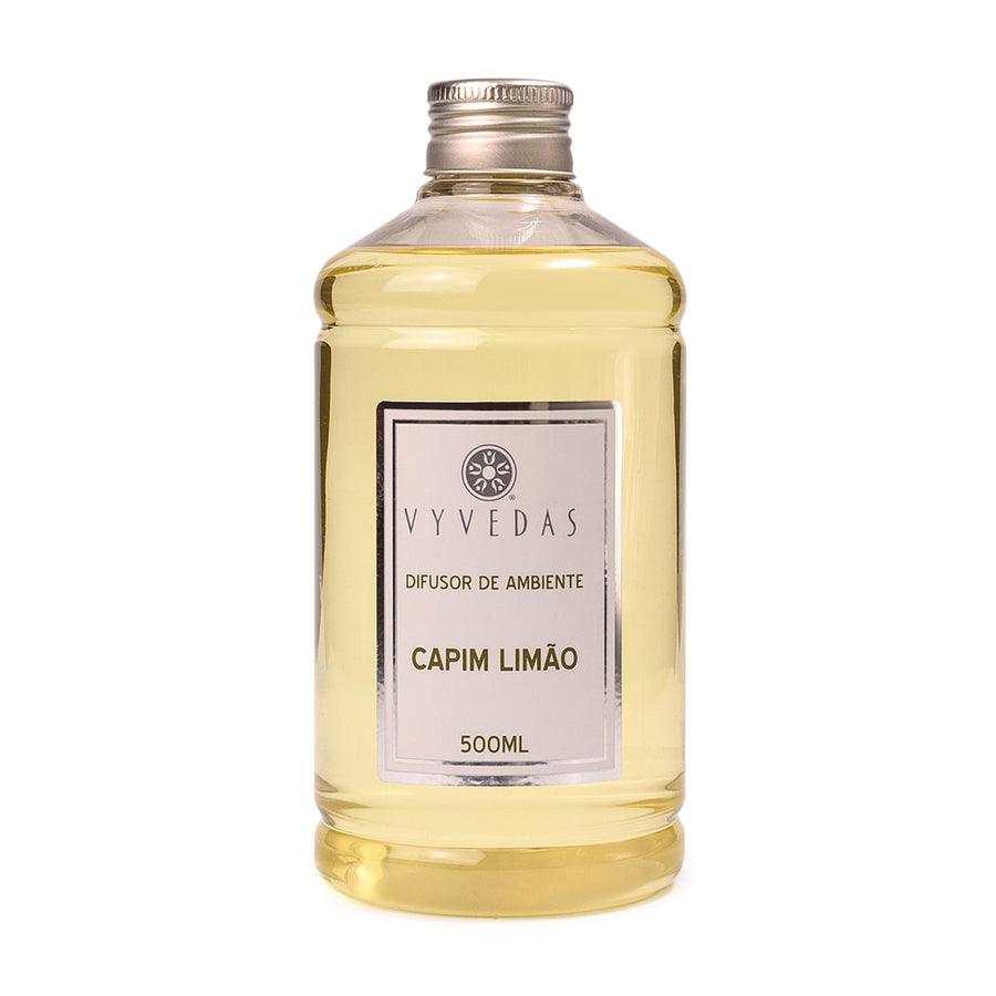 Refil para Difusor de Ambientes Vyvedas Capim Limão 500ml