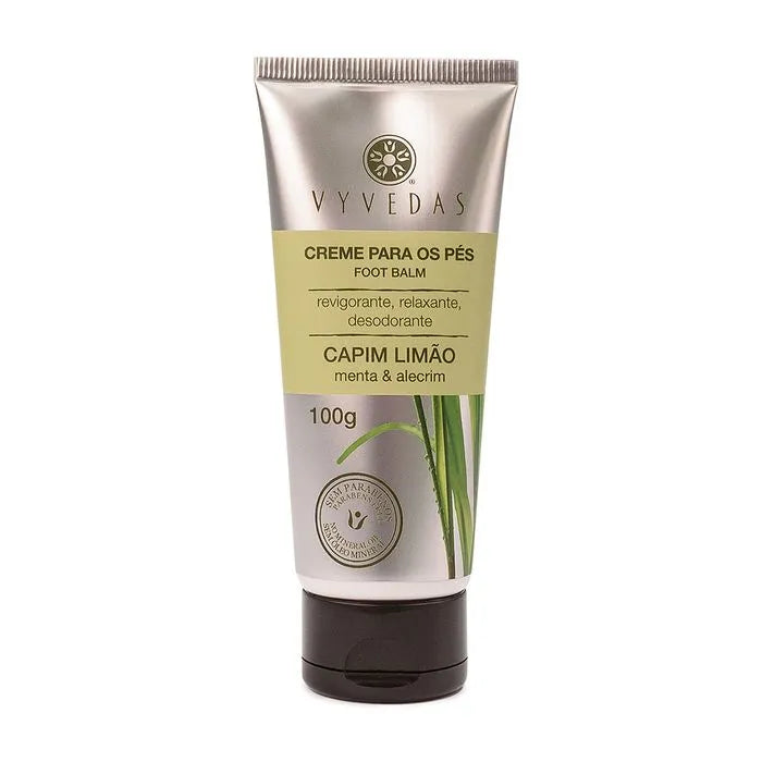Creme Hidratante para os Pés Vyvedas Capim Limão 100g