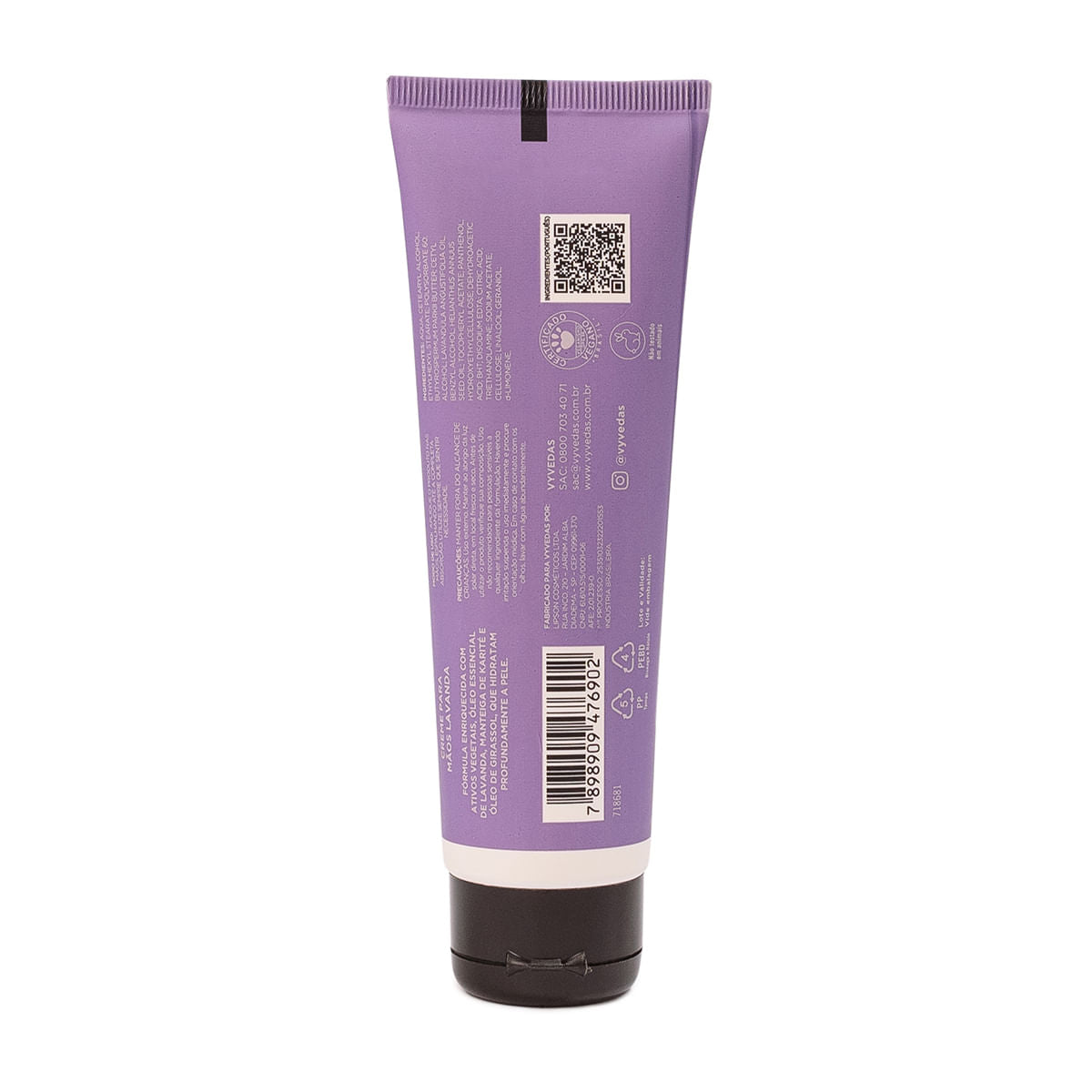 Creme Vyvedas De Maos Lavanda 80g