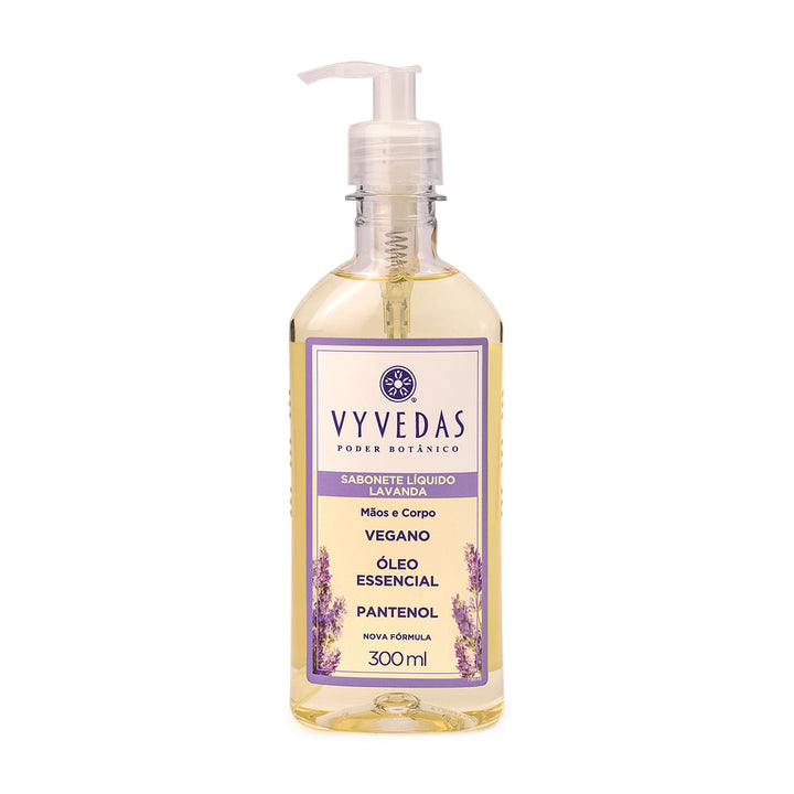 Sabonete Líquido Corporal Vyvedas Lavanda 300ml