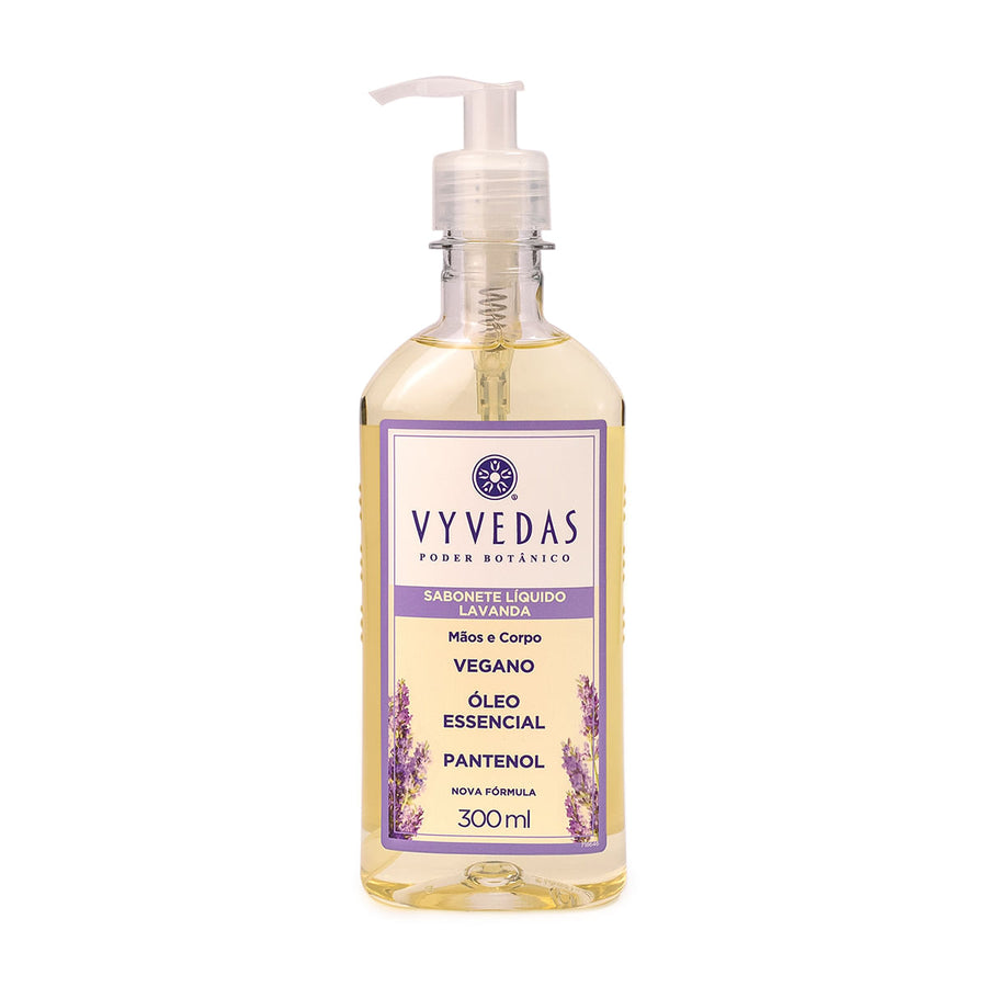 Sabonete Líquido Corporal Vyvedas Lavanda 300ml