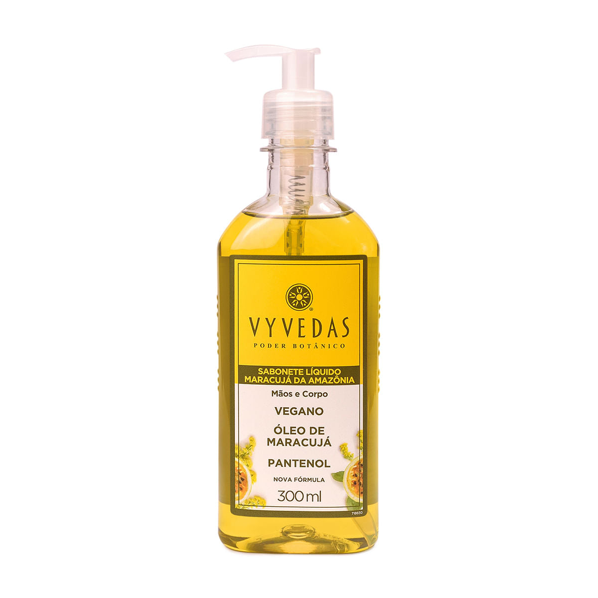 Sabonete Líquido Corporal Vyvedas Maracujá 300ml