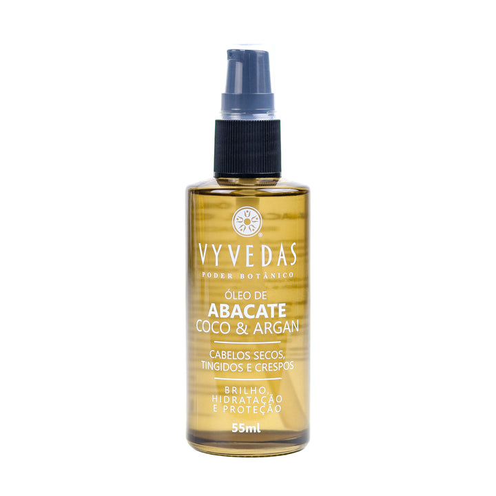 Óleo Capilar Vyvedas Abacate, Coco & Argan 55ml