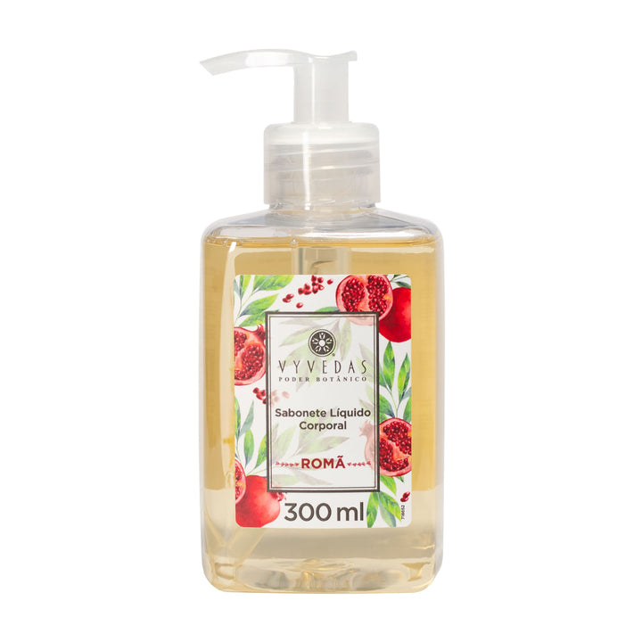 Sabonete Líquido Corporal Vyvedas Romã 300ml