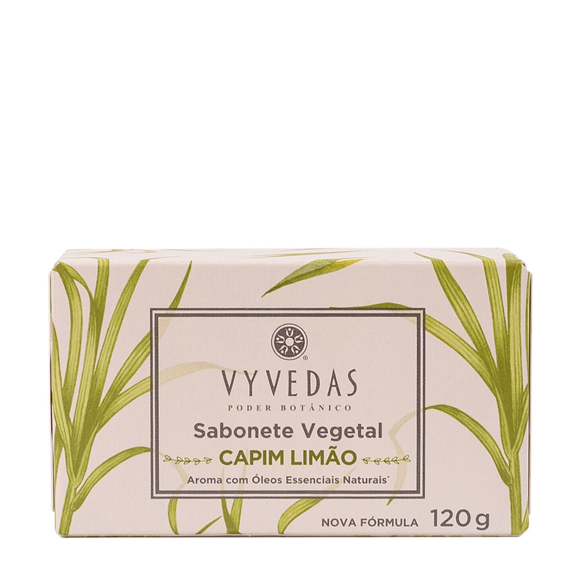 Sabonete Vegetal Vyvedas Capim Limão 120g