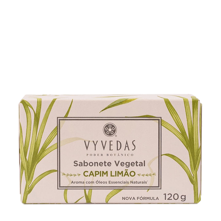 Sabonete Vegetal Vyvedas Capim Limão 120g